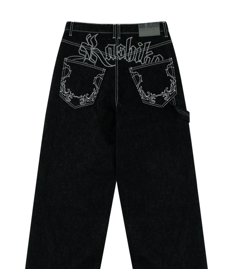 Embroid Jeans