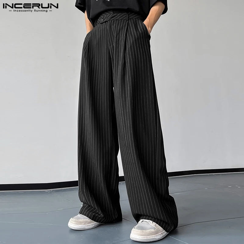 Striped Baggy Pants